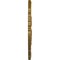 Ekena Millwork Attica with Rose Ceiling Medallion (Fits Canopies up to 4 1/2"), 26"OD x 3 3/4"ID x 1 1/2"P, Gold CM26ATGLS - alternate 2